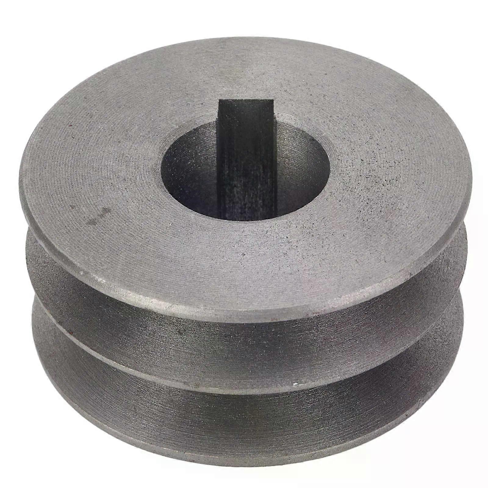 Motor Pulley Redefined V-Belt Pulley Cast Iron Made Double Slot A Type Sepcifically Designed For Motors And Power Tool Accessori