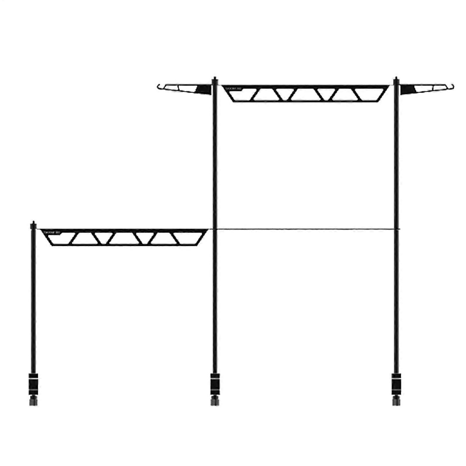 Camping Utensil Rack, Portable Multi-Function Cutlery Holder and Pot Hanger for BBQ and Picnic Storage, Outdoor Cookware Organizer