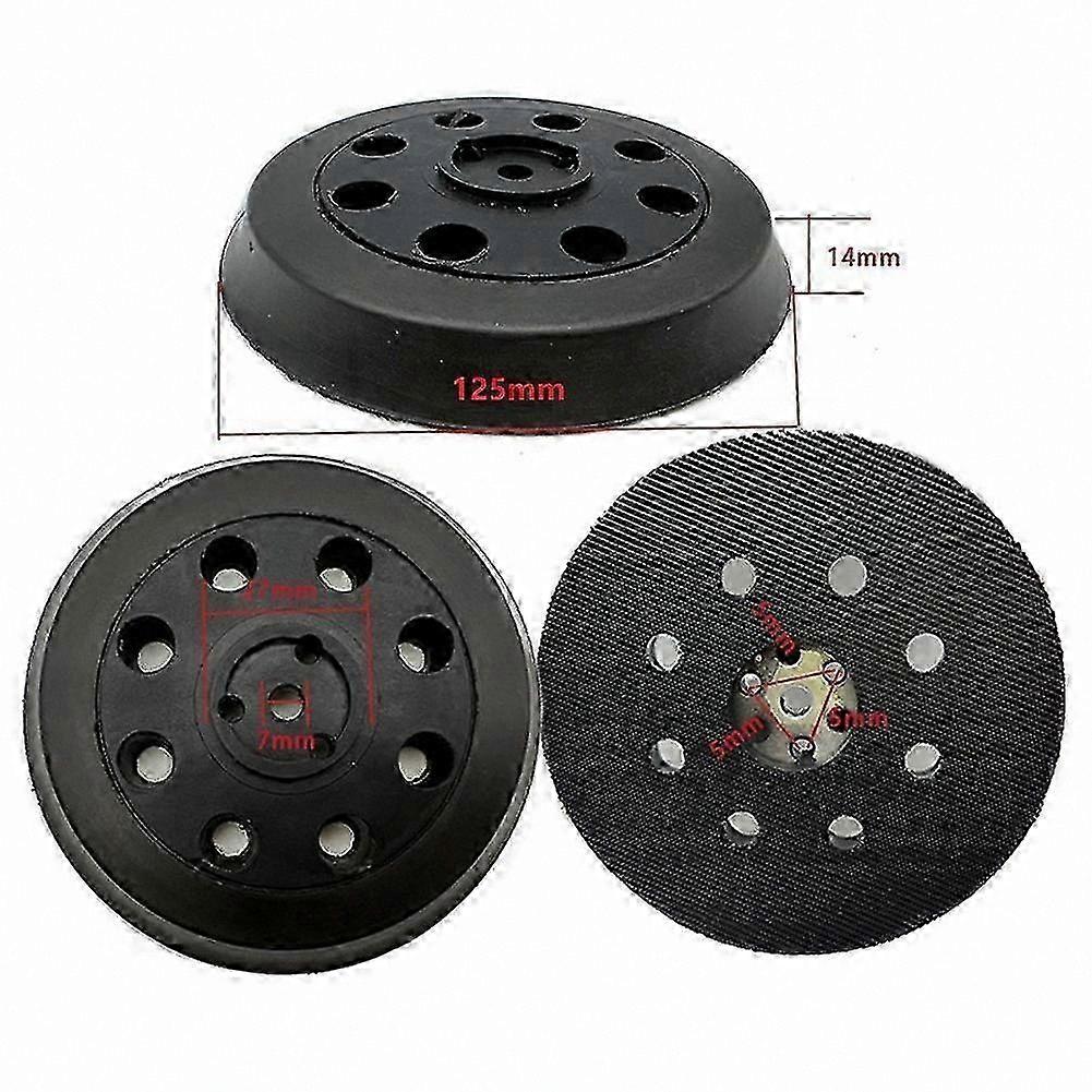 5-Inch 125mm Sanding Backing Pads for Angle Grinders, Hook and Loop Polishing Pads for General Use in Grinding and Sanding Applications