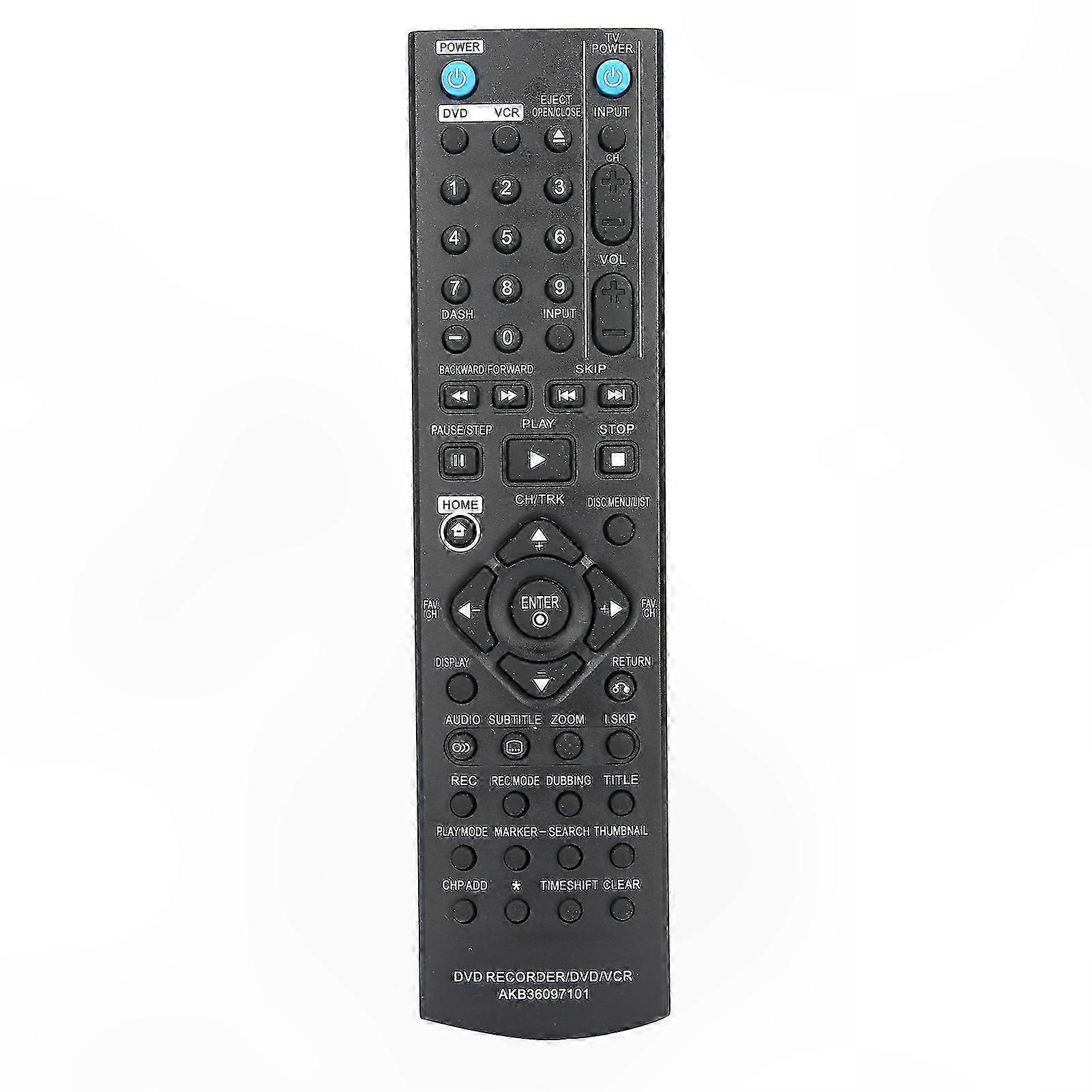 Universal Remote Control for DVD/VCR/DVDR Recorder Replacement
