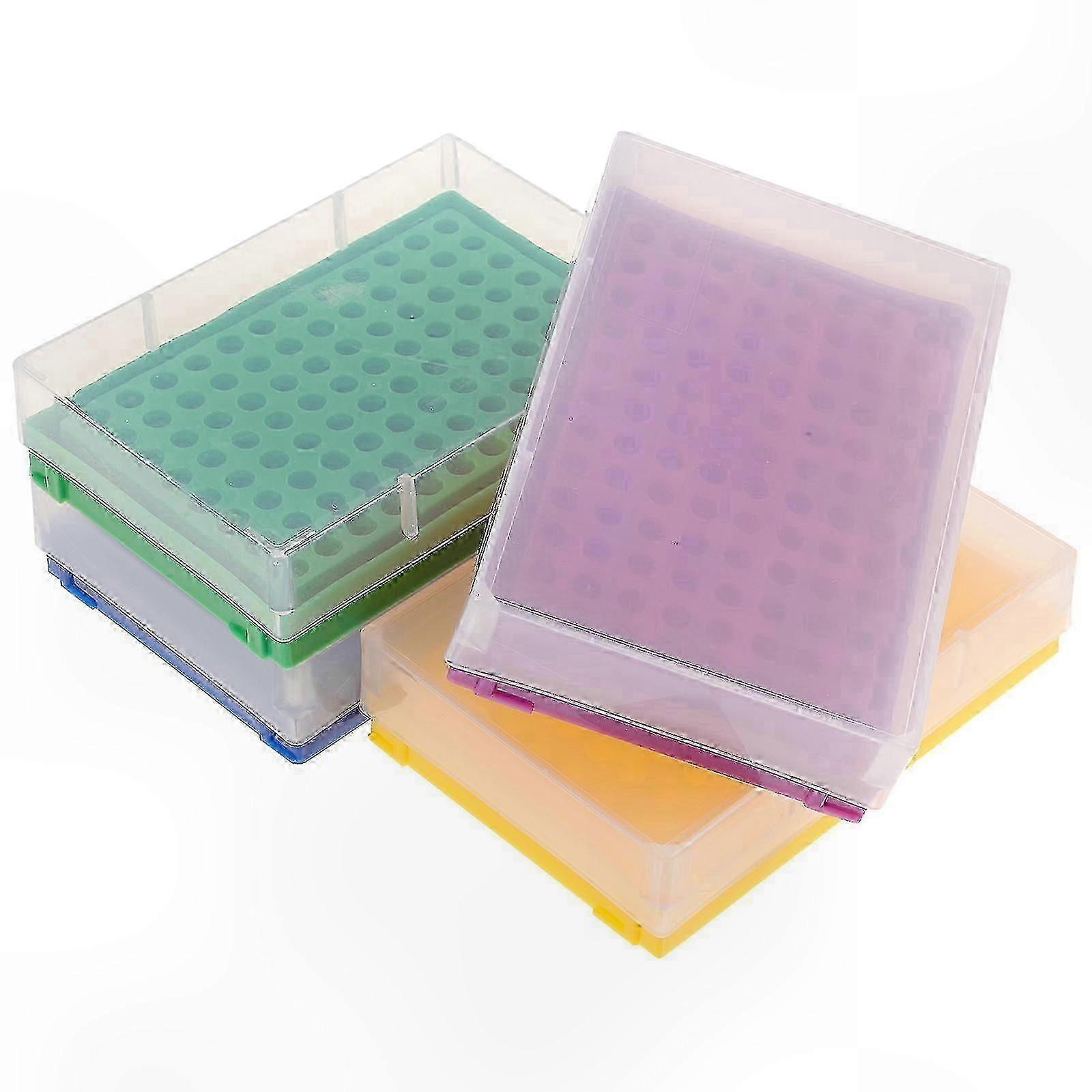 4pcs Storage Box Holder for 0.2ml Microcentrifuge Tubes