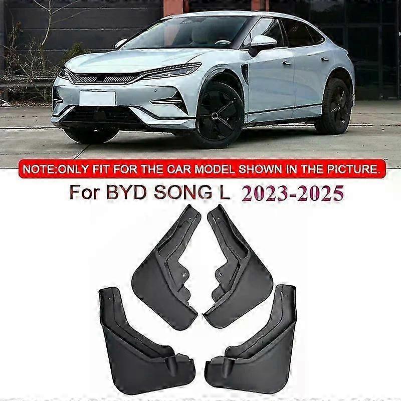 Compatible Car Styling For BYD SONG L 2024 2025 2023 ABS Car Mud Flaps Splash Guard Mudguards MudFlaps Front Rear Fender Auto Accessories