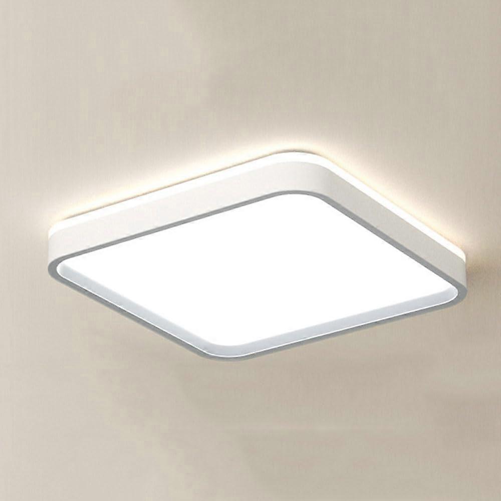 Round Shaped LED UltraThin Ceiling Lamp ThreeColor Dimming for Living Room
