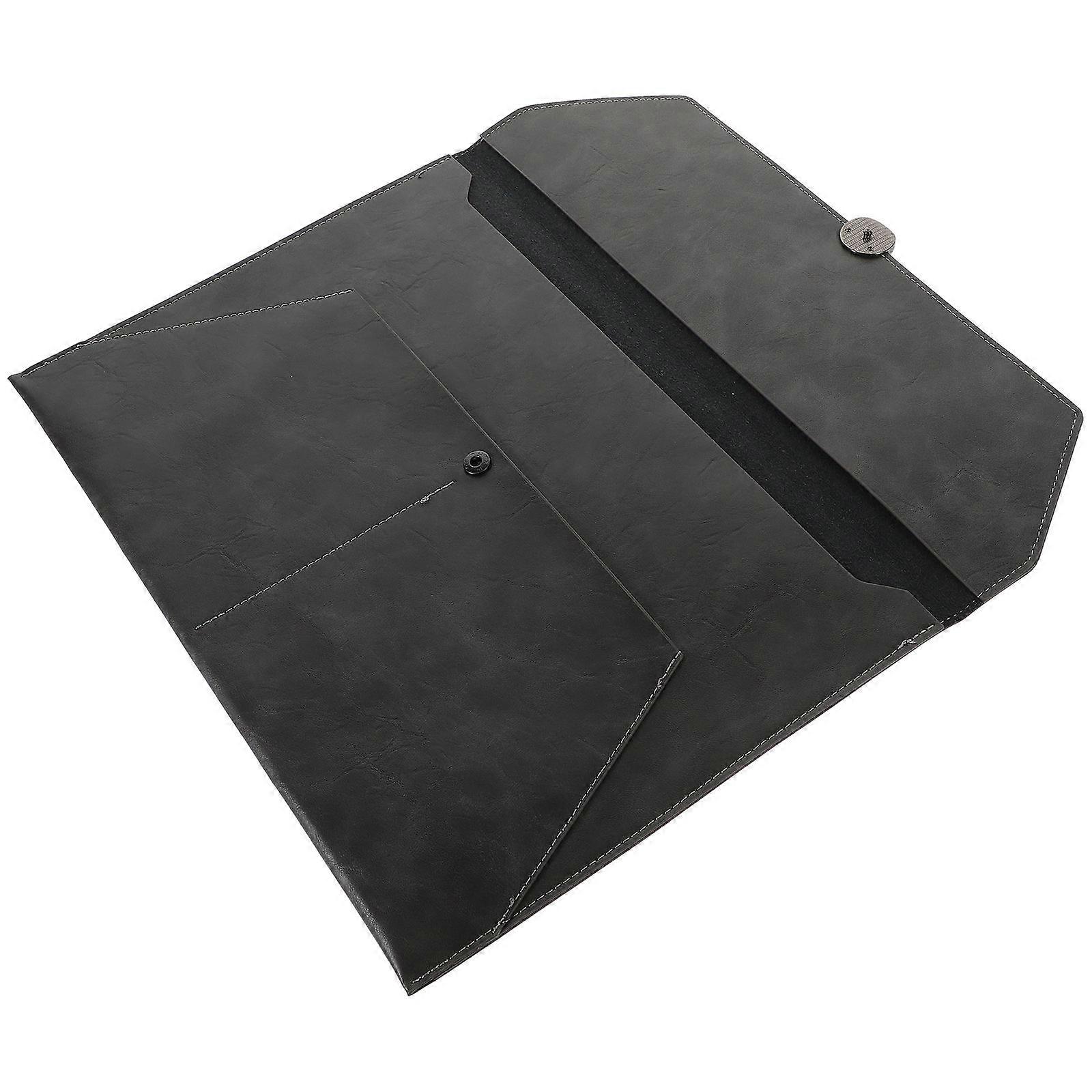 Document Organizer Holder Organizer for Important Documents Office Use Grey Button Snap Closure Save Storage Space 1Pack