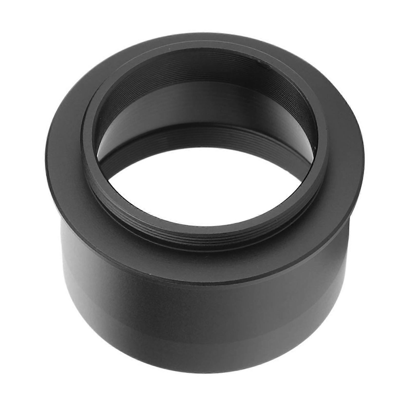 2" T2 M42x0.75 Thread Telescope Eyepiece Camera Mount Adapter Black