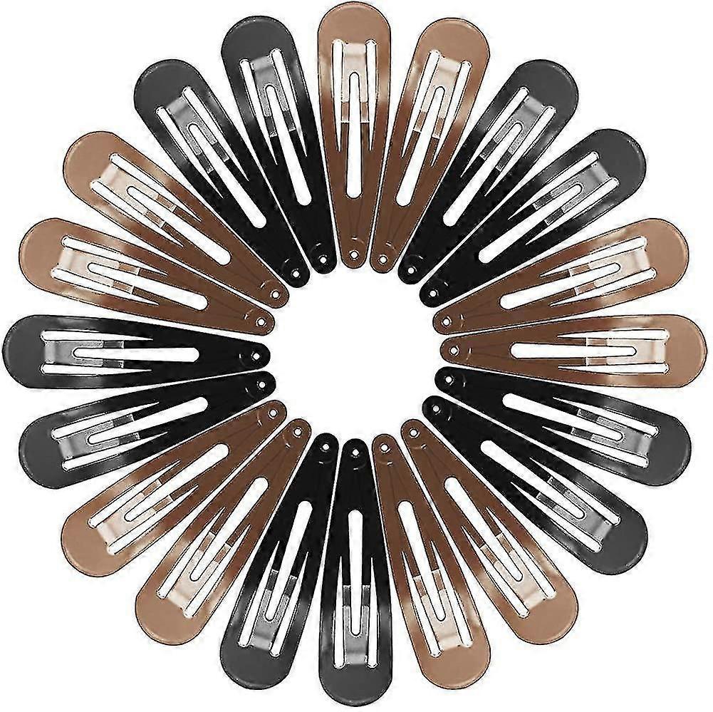 40 Pcs Grandes Grampos de Cabelo Snap para Mulheres - 2,8 Polegadas de Comprimento Grampos de Cabelo de Metal Antiderrapante