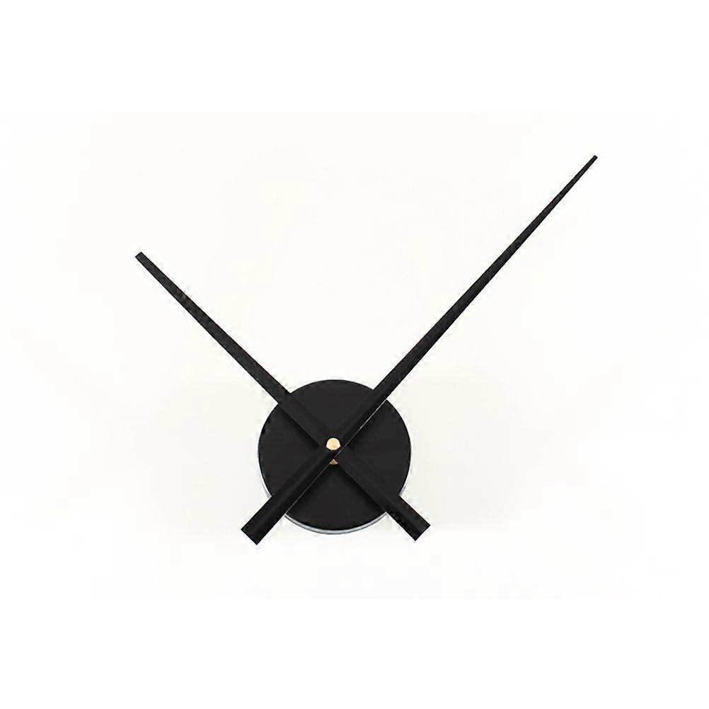 Wall Huge Silent Clock Movement Kits for DIY Clock Replacement Decoration (Black)