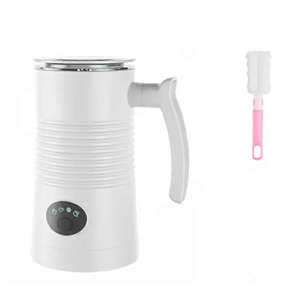 4-in-1 Electric Hot and Cold Foam Maker EU Plug White