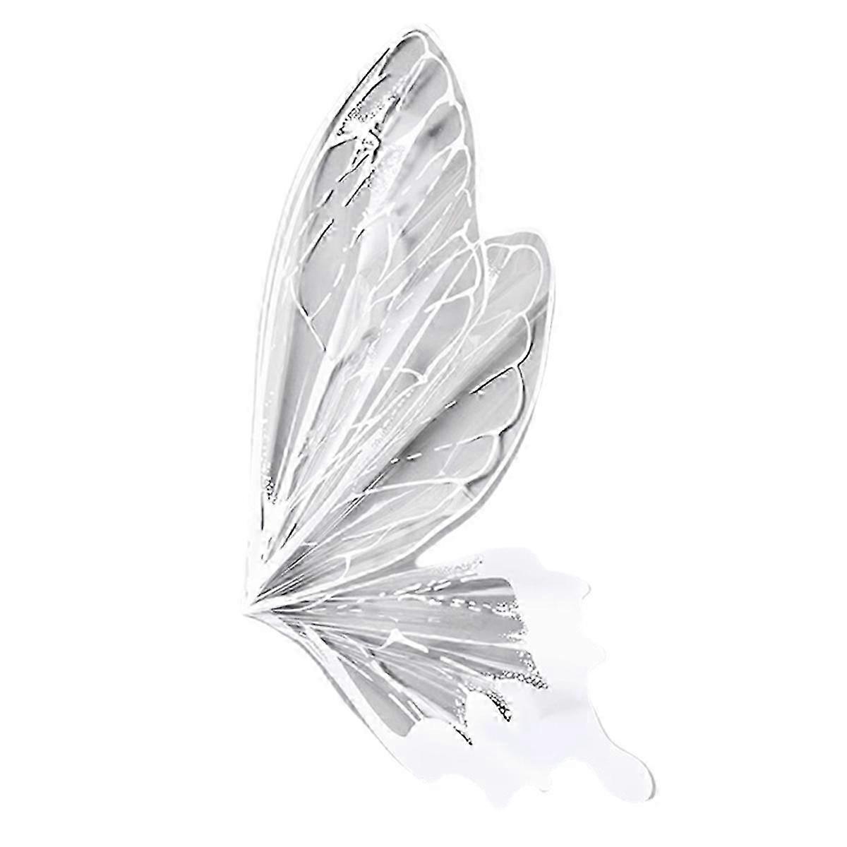 Bouquet Flower Wrapping Paper Butterfly Shaped Paper White