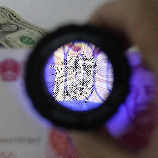 30x Magnifying Glass, Adjustable Focal Length, Folding Jewelry Magnifier for Textile