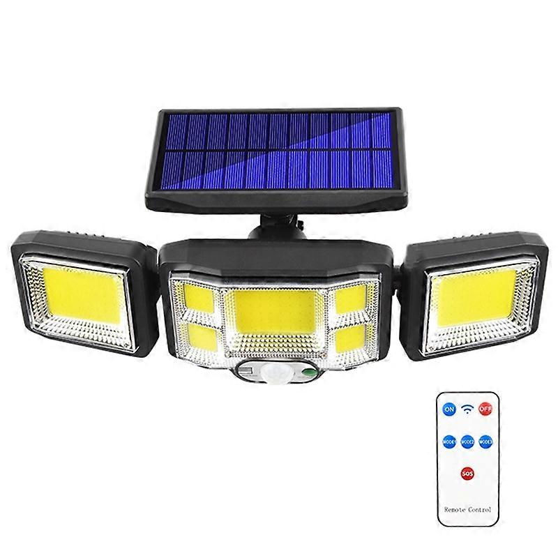 RC Solar Sensor Flood Light, Specification: 192COB Integrated 192COB Integrated