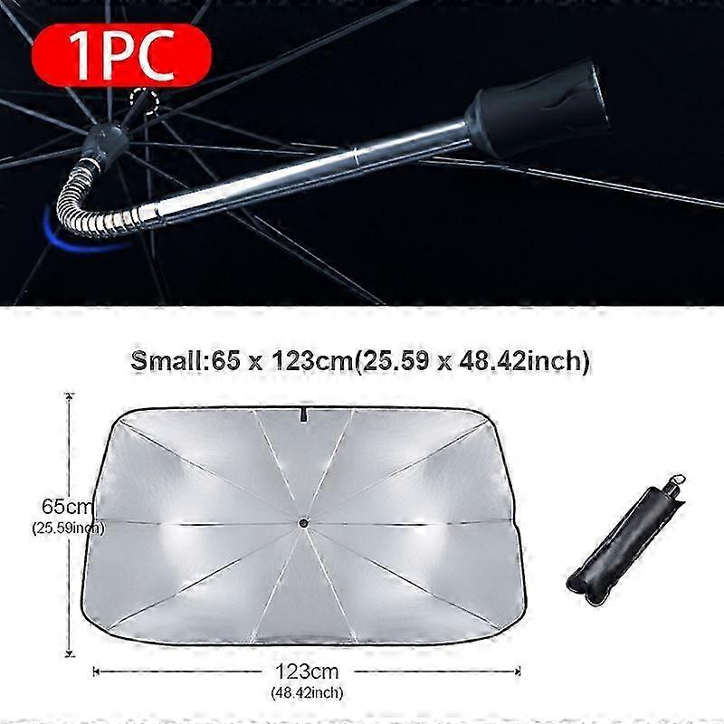 2022 Car Windshield Sun Shade Umbrella Adjustable Parasol Car Front...