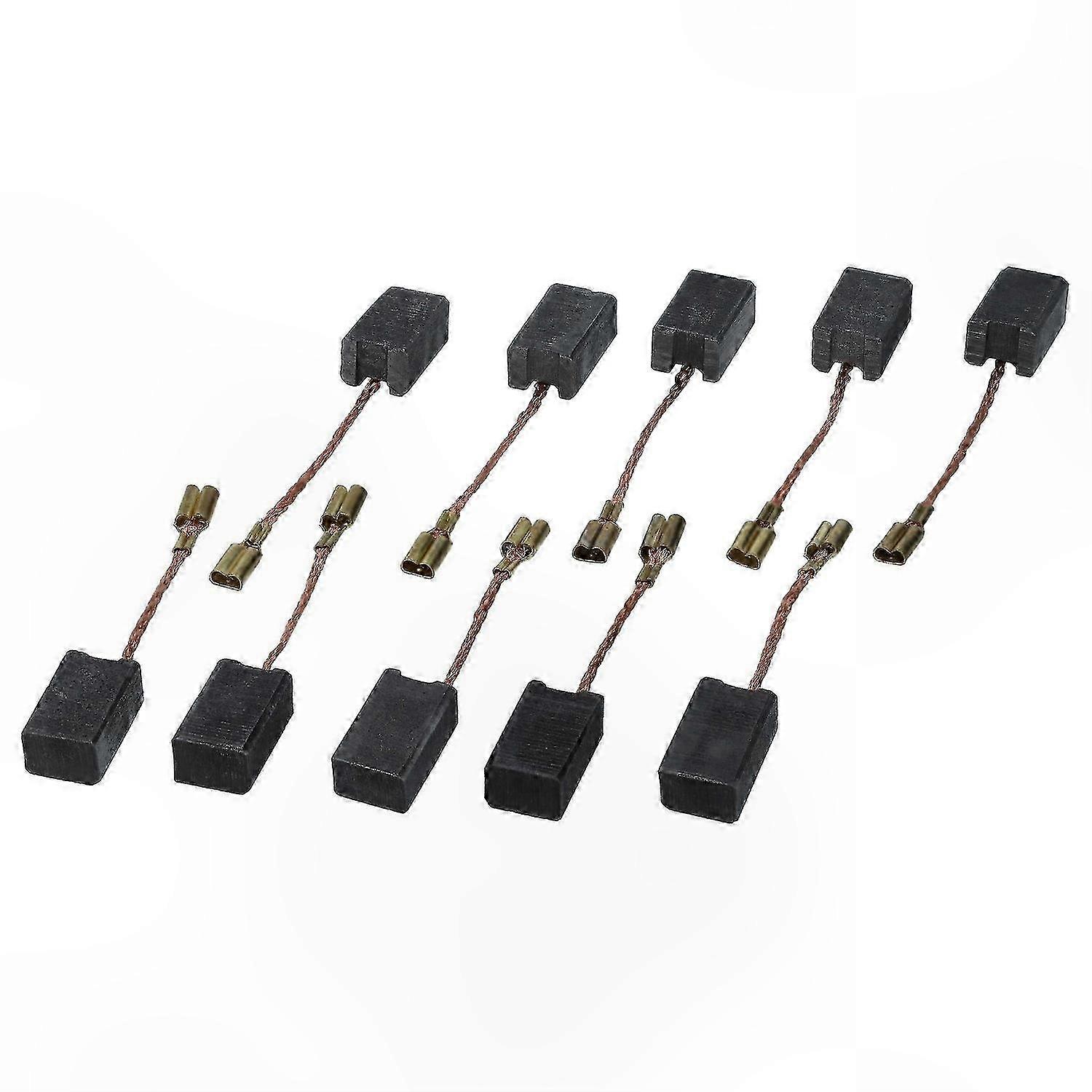 10 Pack Carbon Brush 5.9 x 7.95 x 13.3 mm Replacement for Angle Grinder Tools