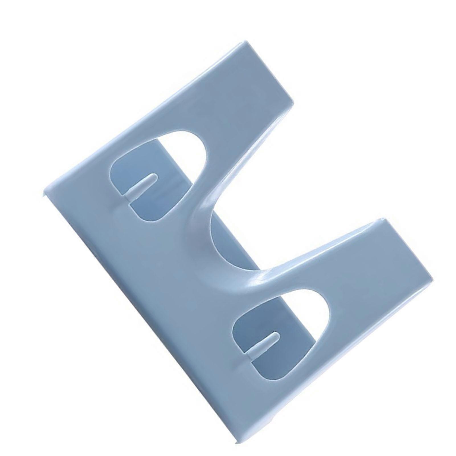 Space Saving Blue Plastic Wall-Mounted Pot Lid Rack, 110g