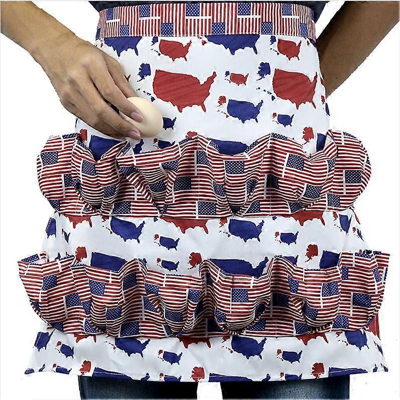 Egg collection apron egg collection apron egg picking multi-pocket apron egg anti-breakage skirt