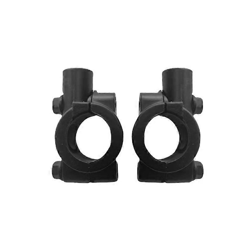 x Universal Motorcycle Handlebar Risers - 22mm - Black