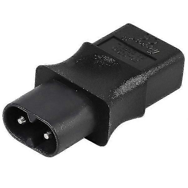 2-Pin Iec 320 C8 Male To Iec 320 C9 Female Ac Adapter 6a/250v Eu Industrial Power Converter