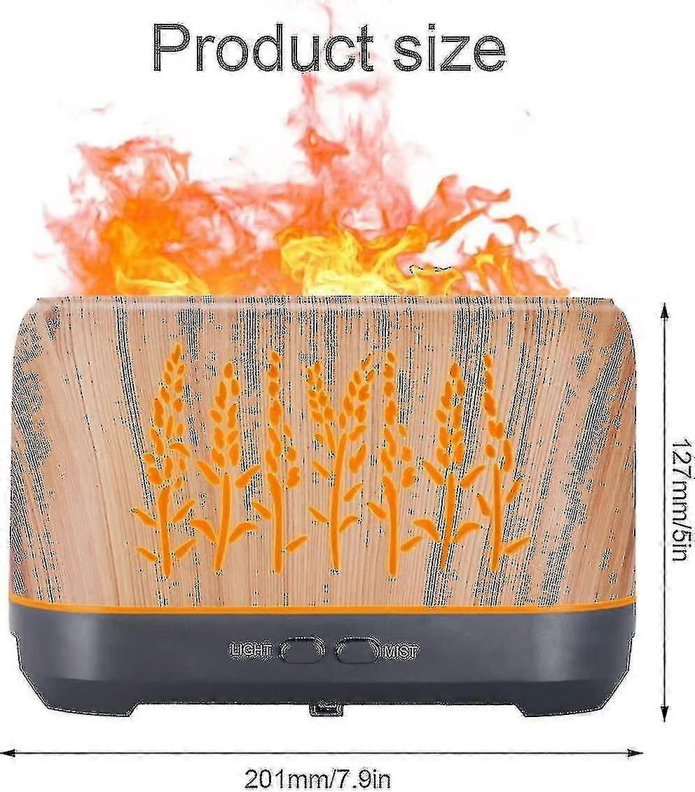 1pc 200ml Simulation Flame Light Air Humidifier/dd