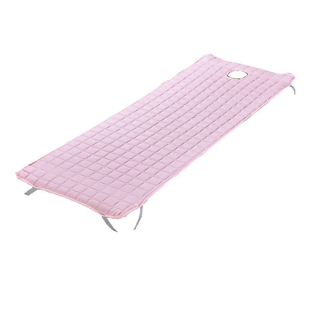 Mattress for Massage Table Bed with Hole, Beauty Pad, Non-Slip Cushion 185X70cm Pink