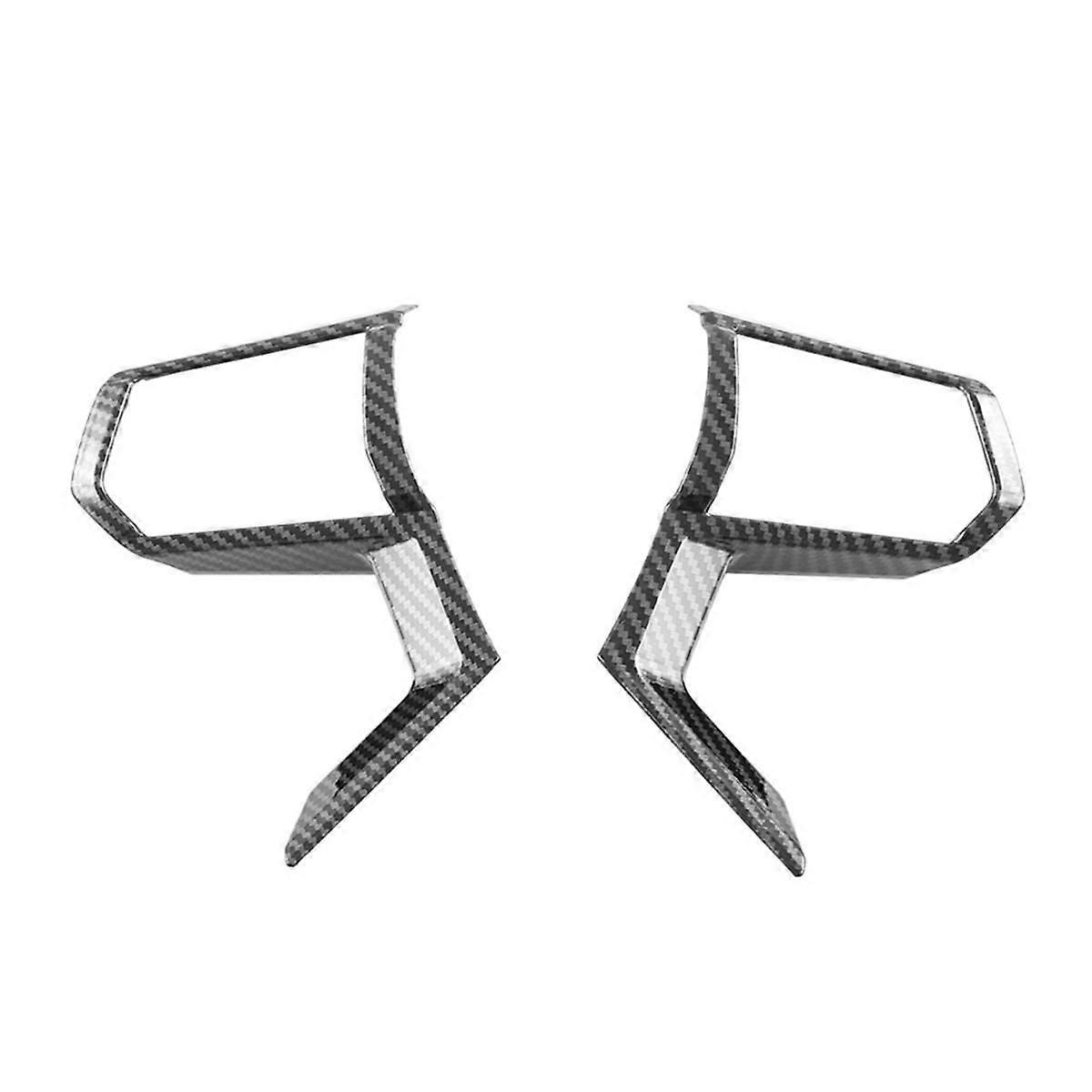 Plastic Carbon Fiber Steering Wheel Cover Trim for 2022+ Steering Wheel Panel Trim
