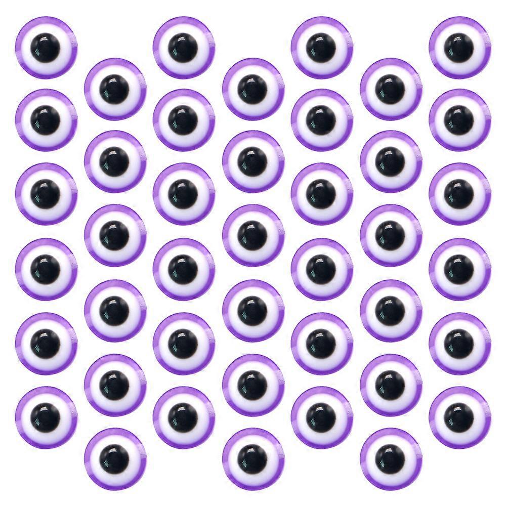 سحر قلادة بلاستيكية أرجواني للمجوهرات تصميم أنيق 100 قطعة