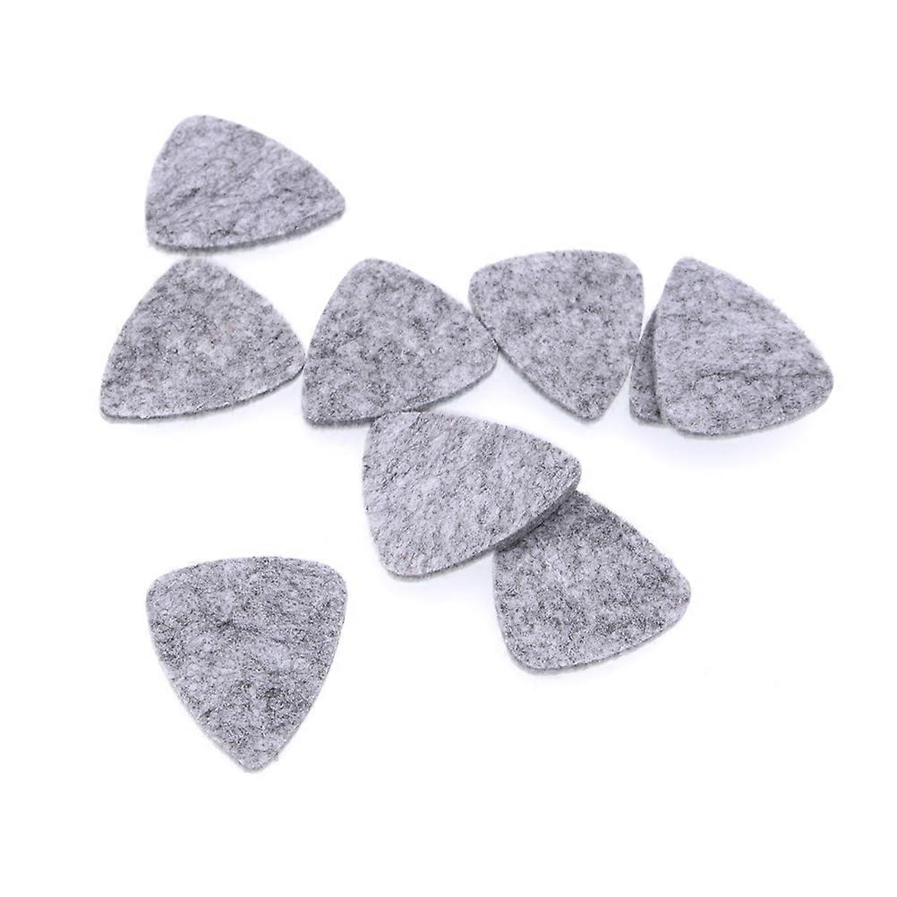 Ukulele Pick Wool Felt Guitar Plectrum for 10Pcs Soft Playing