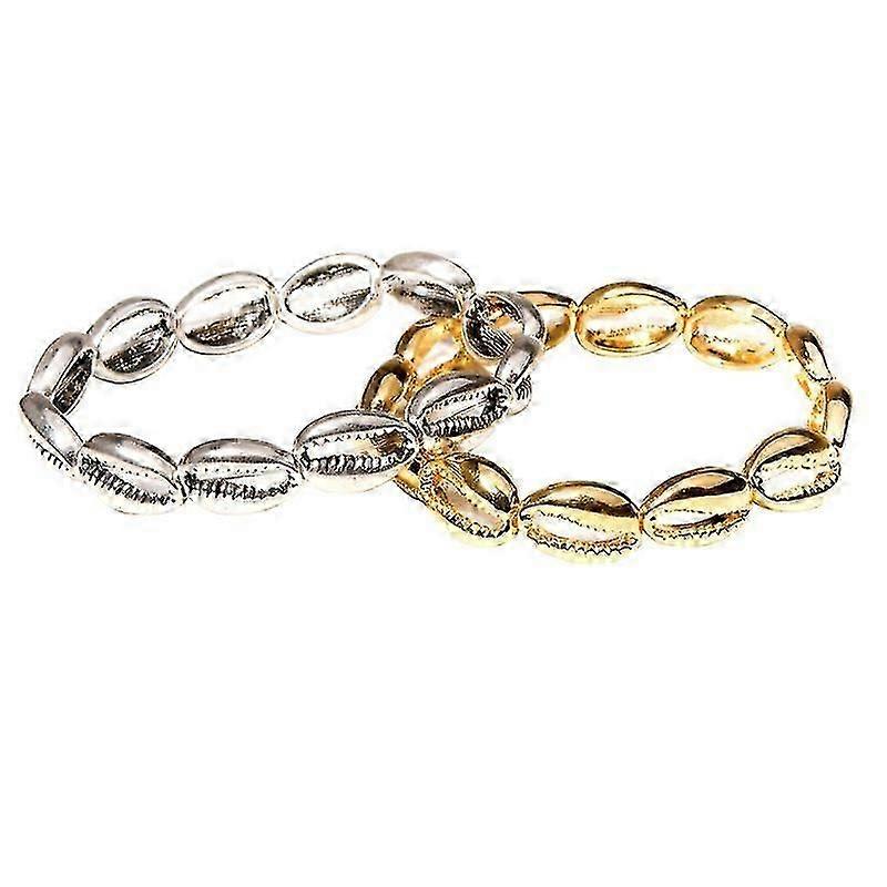 2pcs Hand-made Shell Bracelet