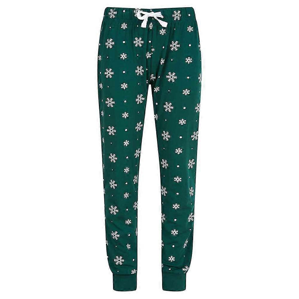 SF Minni Childrens/Kids Snowflake Pyjama Bottoms