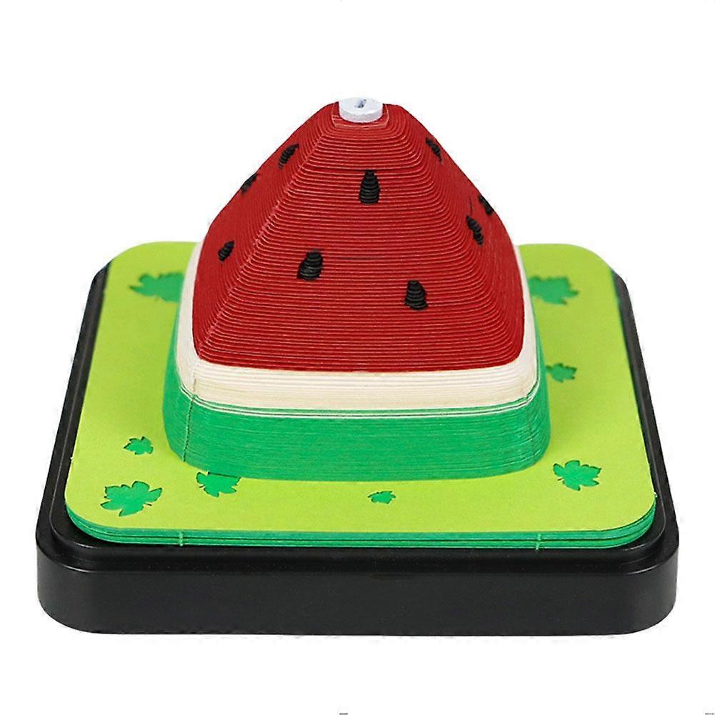 Watermelon 3D Calendar 2026 Memo Artsy Pad Calendars, Diy Paper Carving Gift