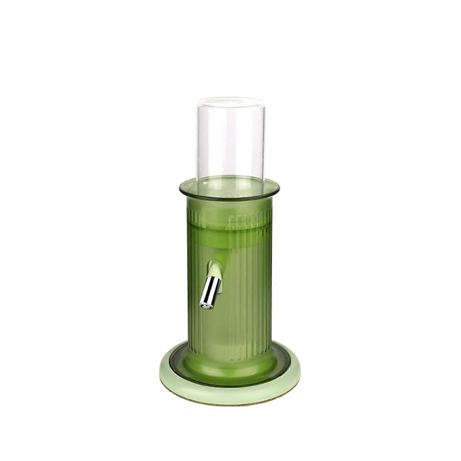 120ml Hamster Water Dispenser Automatic Plastic Hanging Drinking Bottle For Hamsters, Hedgehogs, And Rabbits Green