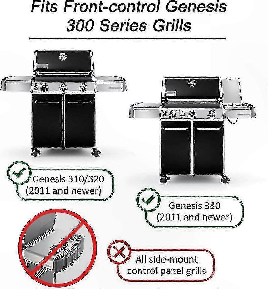 Replacement igniter for Weber Genesis front-control grills