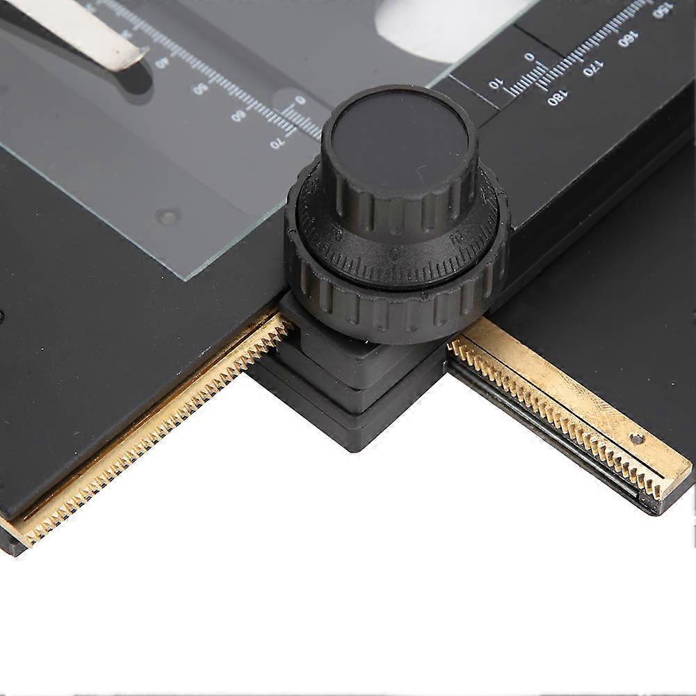 Aluminum Alloy Microscope XY Moving Stage Digital Microscope Removable Measuring Working Stand