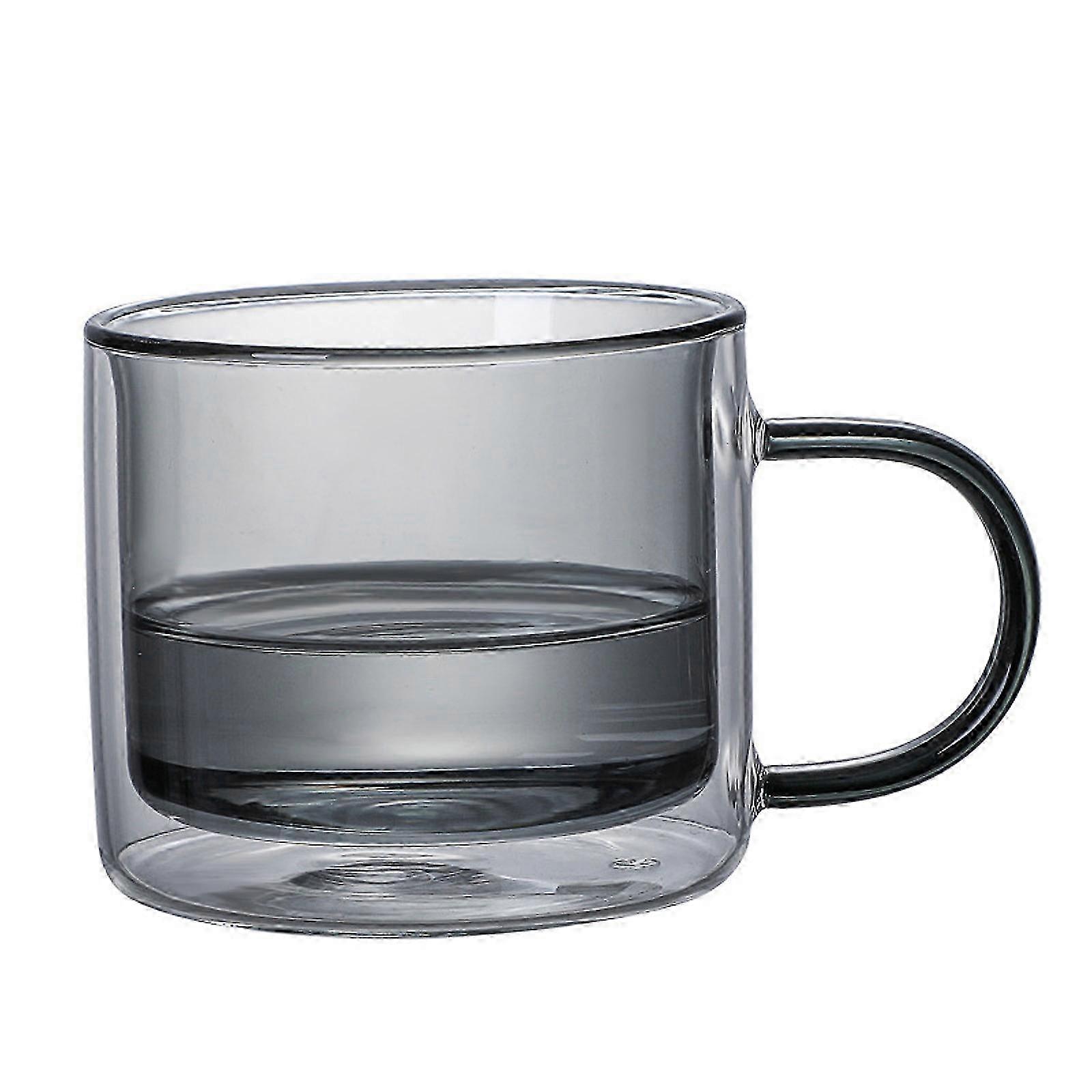 Double-layered Colored Glass Cup Creativity 2025