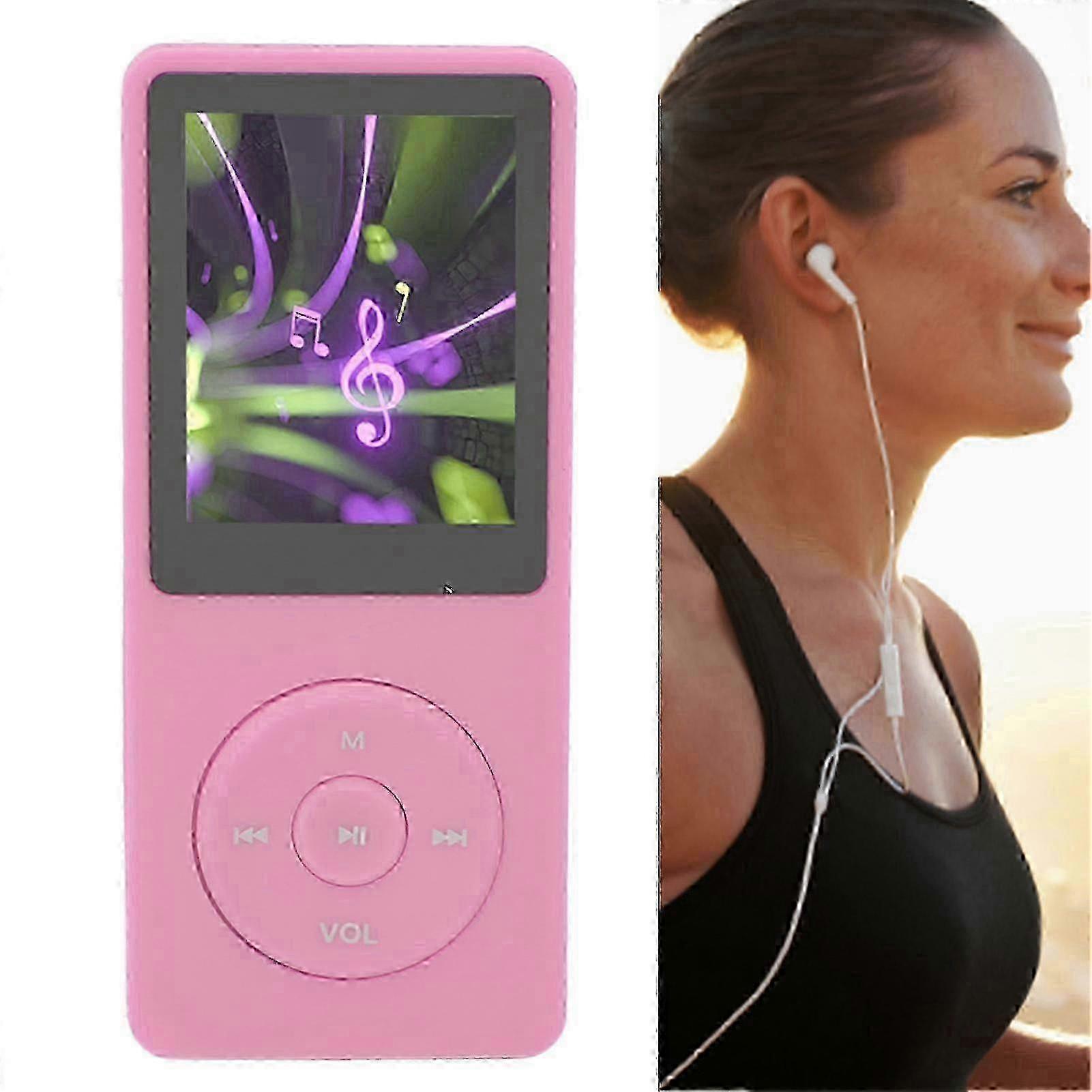 MP3 MP4 Player 1.8in Screen 8GB Memory 64GB Expandable 30 Hours Playback Multi Function Sports Music Player 2025