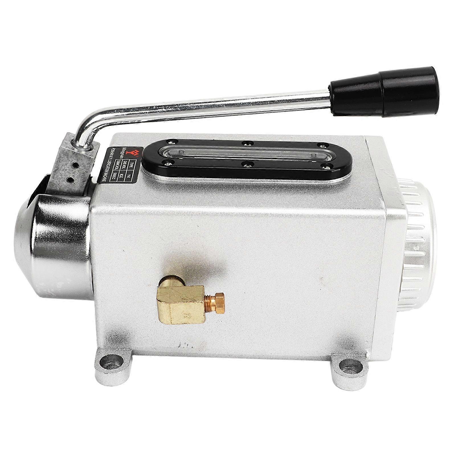 Manual Lubricator Pump 4mm 500cc Hand Oiler Lubricator Cast Aluminium Lubrication Pump for Machine Tool