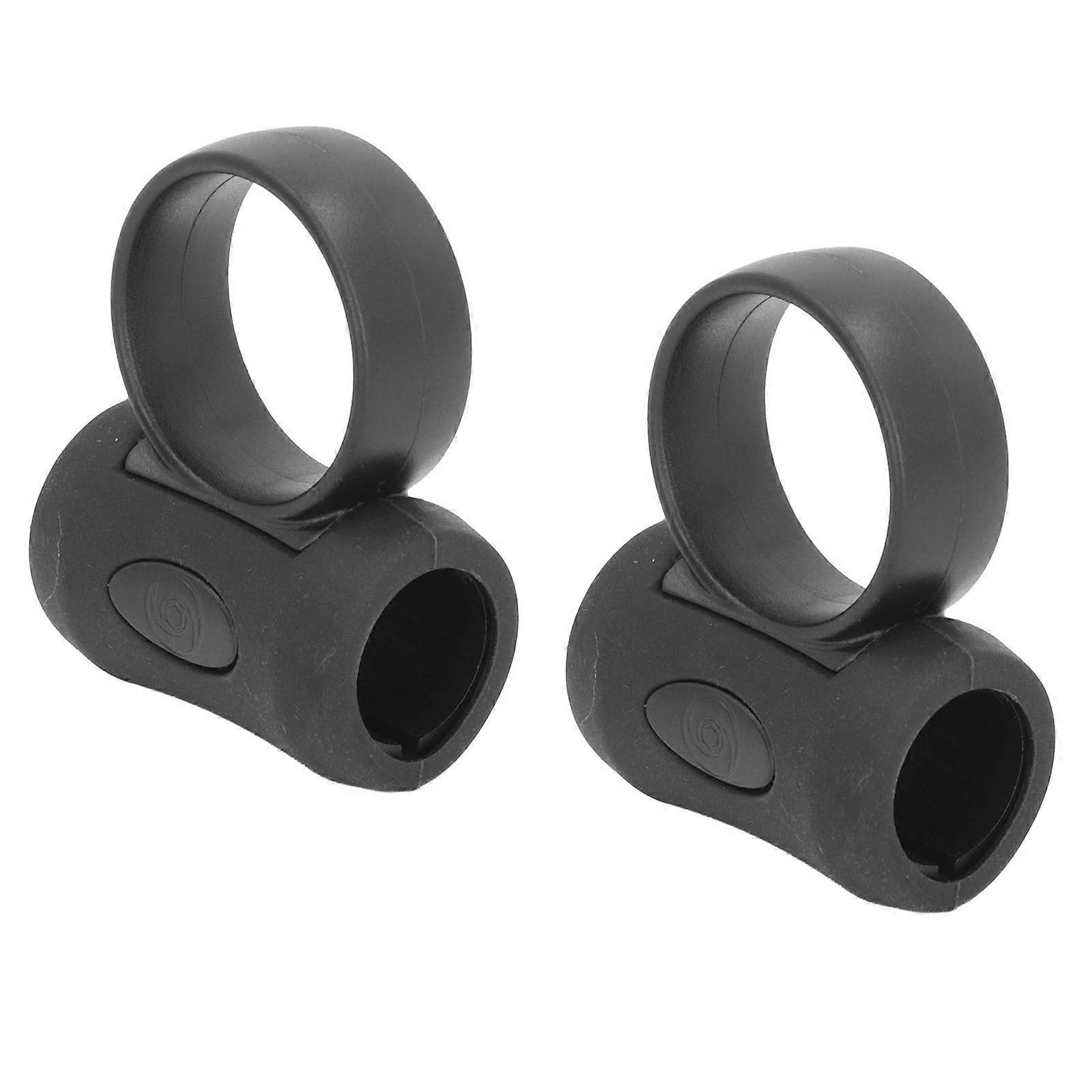 2 Pcs Drumstick Control Clip Auxiliary Drum Stick Grip ABS Silicone Finger Controller for Practice Small 7A 7B