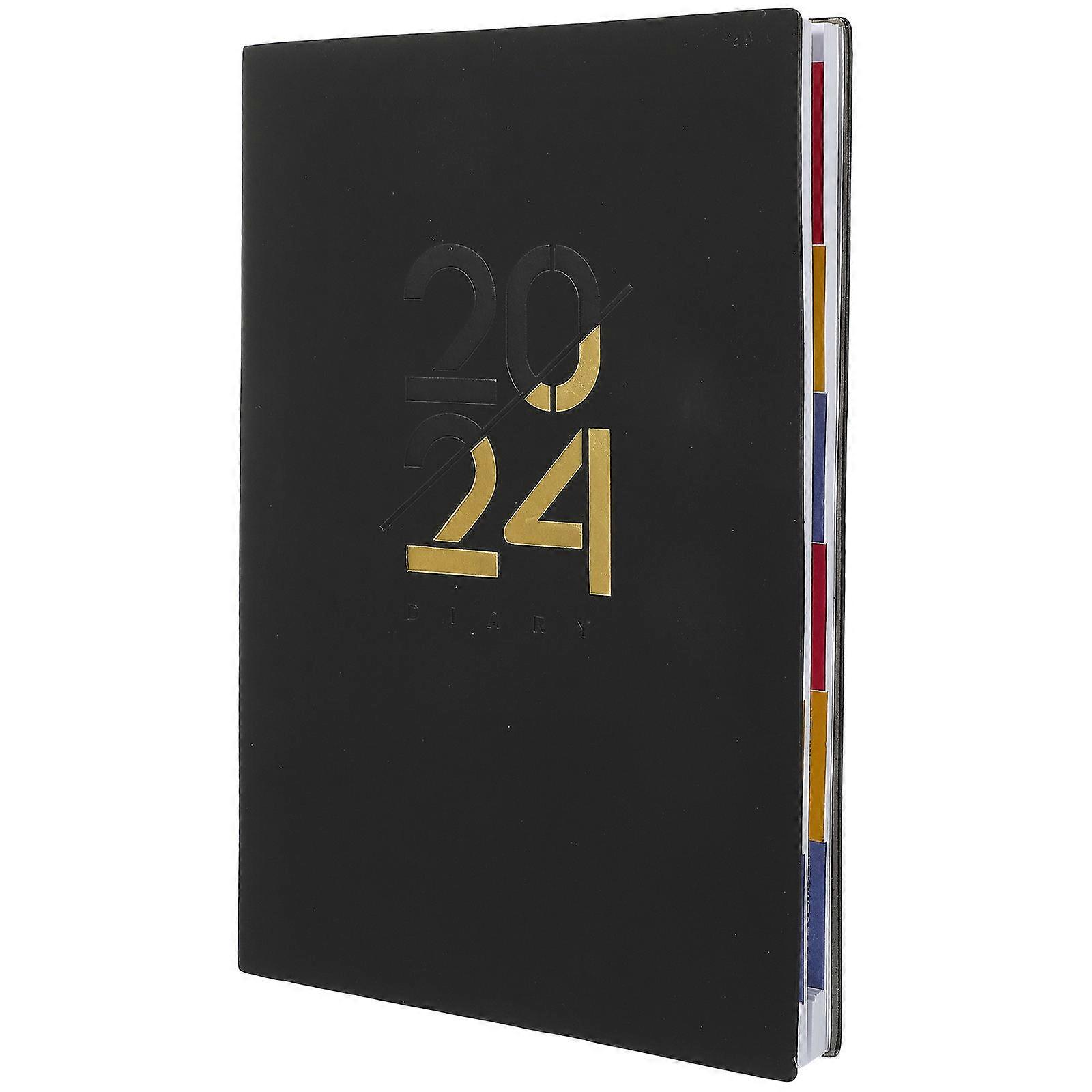 Academic Planner Notebook English for Writing 5Pcs Black