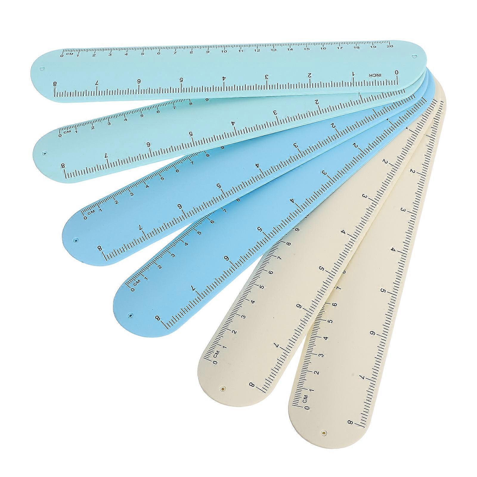 Memo Bracelet Silicone to Do List Slap Bracelet for Erasable Notes 6Pcs