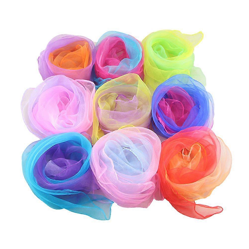 20 Pezzi Sciarpe Da Ballo Sciarpe Sciarpe Sciarpe Banda Ritmica (Colore Casuale)