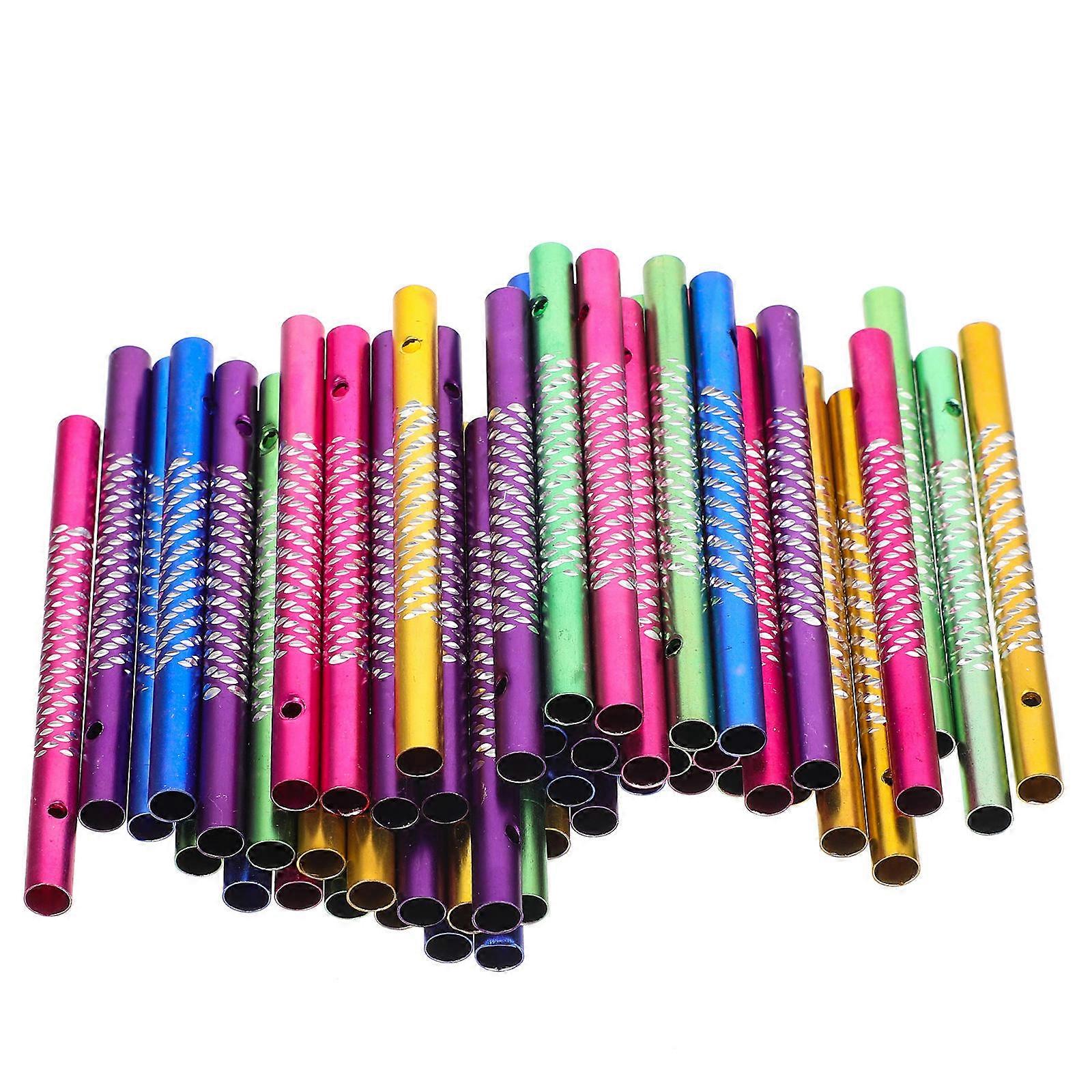 Metal Wind Chime Tubes for DIY Wind Chime Supplies 250Pcs Assorted Color