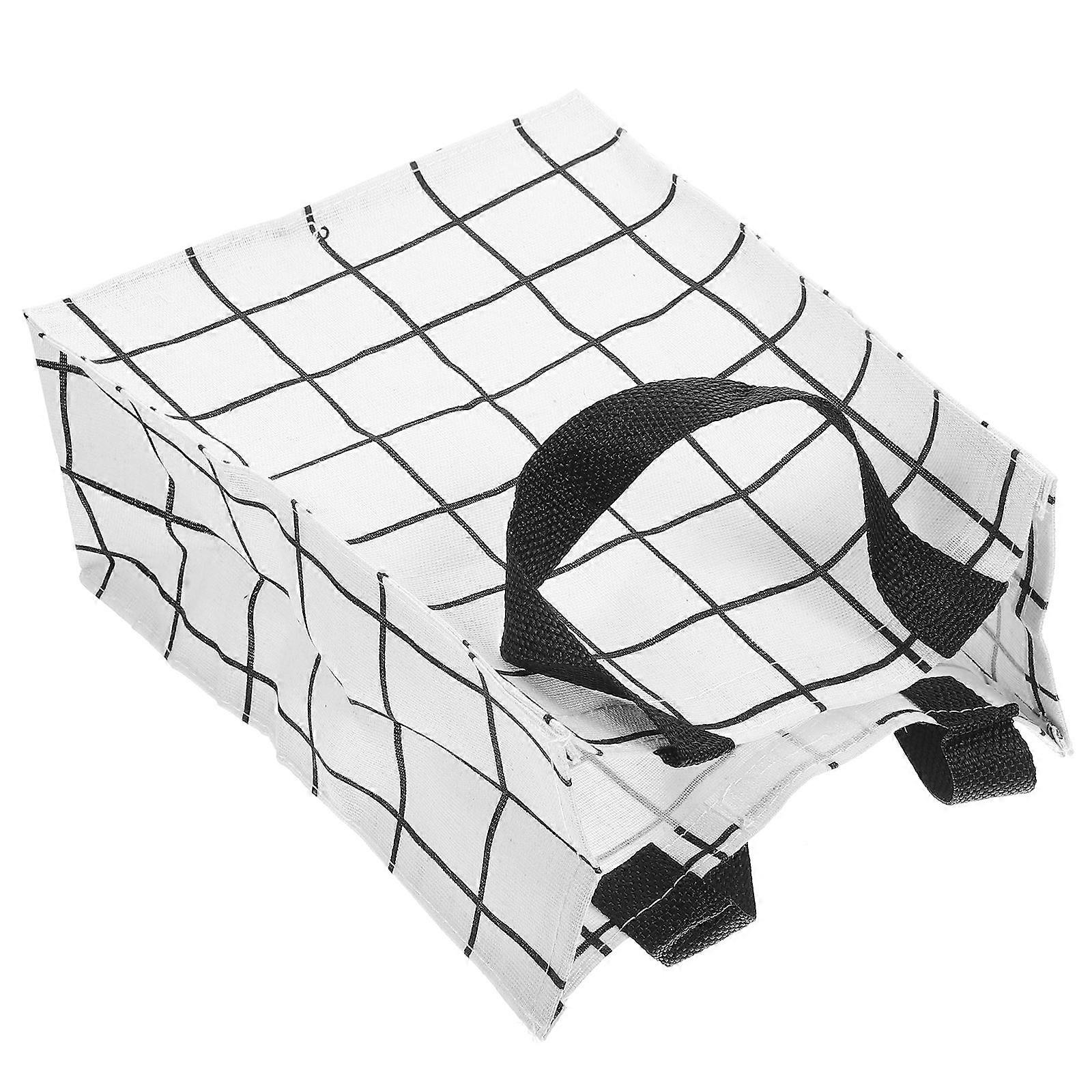 Canvas Lunch Box Bag Waterproof Lunch Bag for Storage 1 Piece