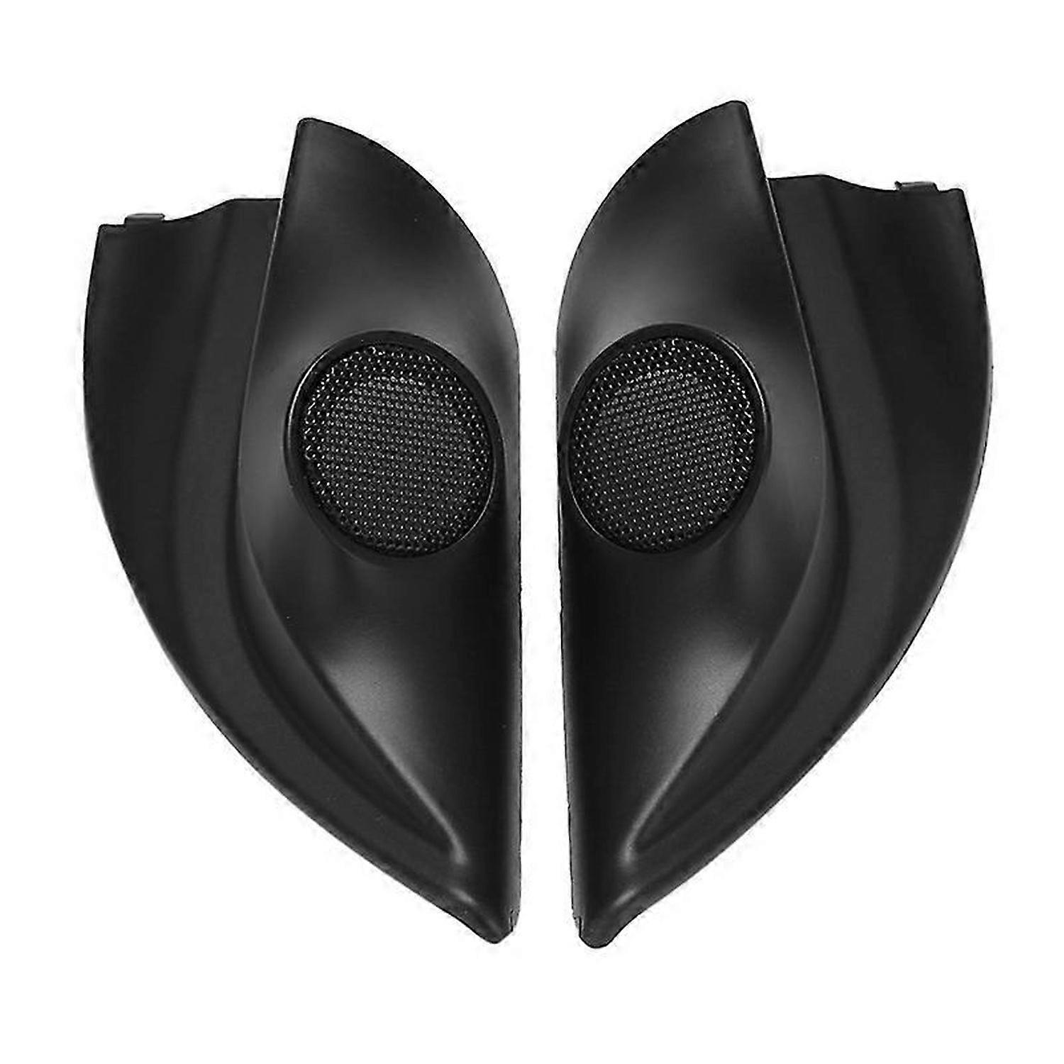 2Pcs Car Speakers Grille Triangular Plate Horn Tweeter Cover for