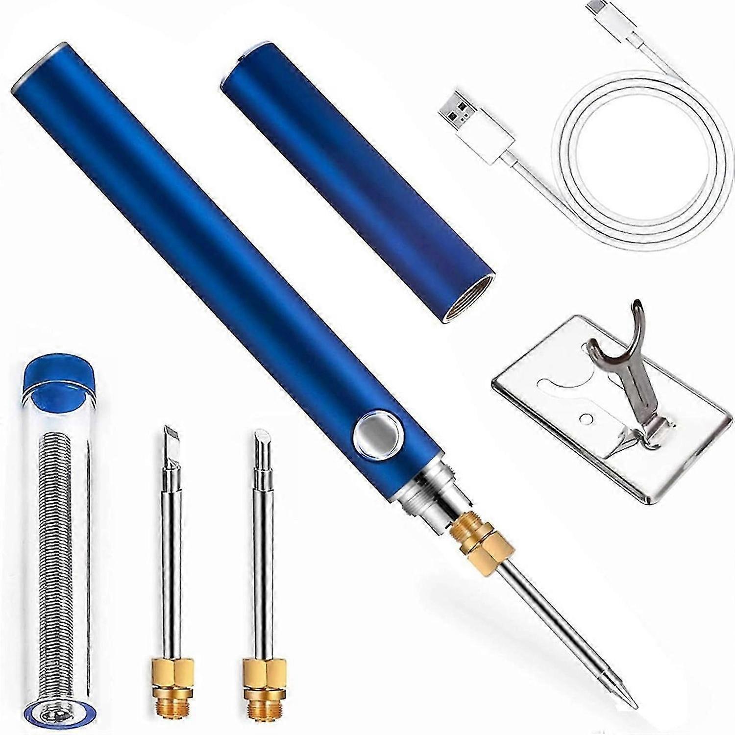 Wireless Charging Welding Tool,Wireless Charging Welding Tool Set,with Three Soldering Iron Tips