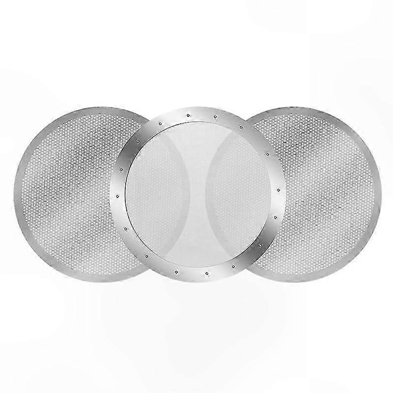 Permanent Mesh Coffee Filter for Espresso Machines, Silver Tone Reusable Metal Filter