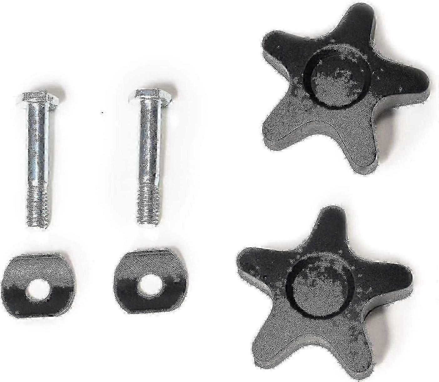 Rollator 2 Plastic Knob 2 Screw For Arms Hl420-2025-ss