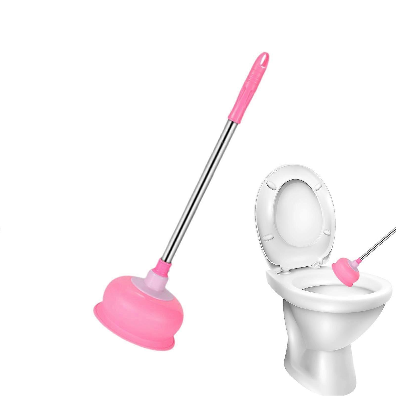 Sink Plunger Unblocker Toilet Plunger Portable Bathroom Sink Plunger Pressure Drain Tool Pink
