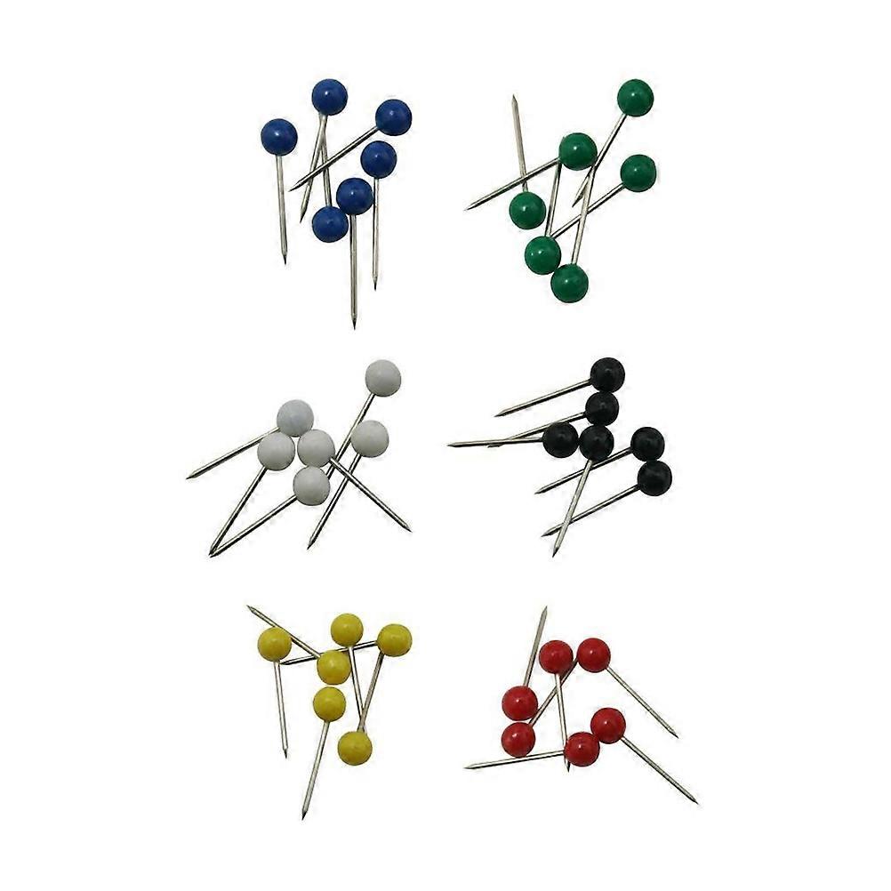 Mixed Color Map Tack Small Head for Arts and Crafts 300Pcs Set