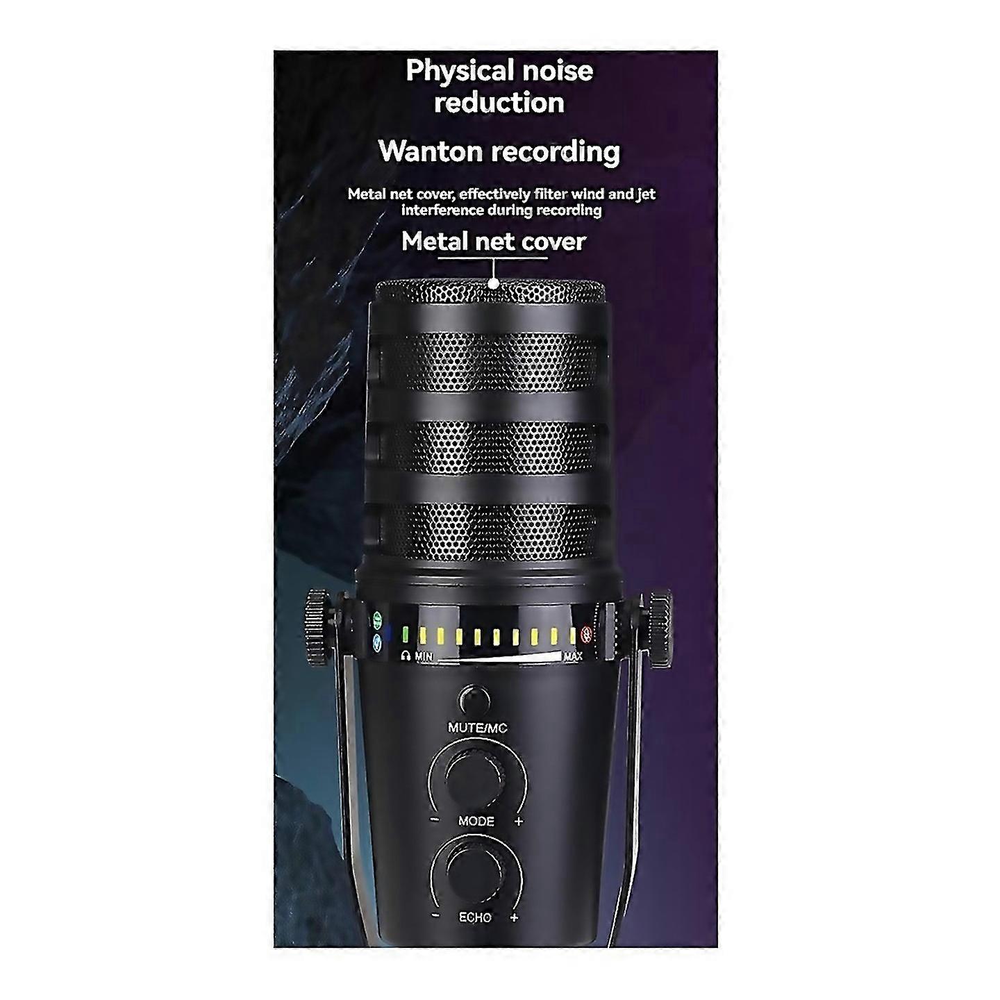 For Metal Usbxlr Dynamic Wired Microphone Mic Mv7 Microphone