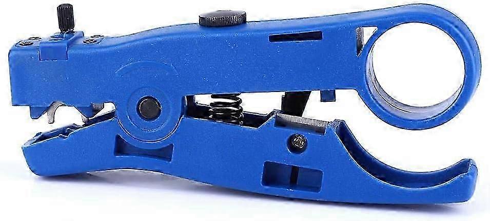 Wire Stripper Cutter Professional Coaxial Network Cable Stripping Cutter Stripping Tool Ratchet Wire