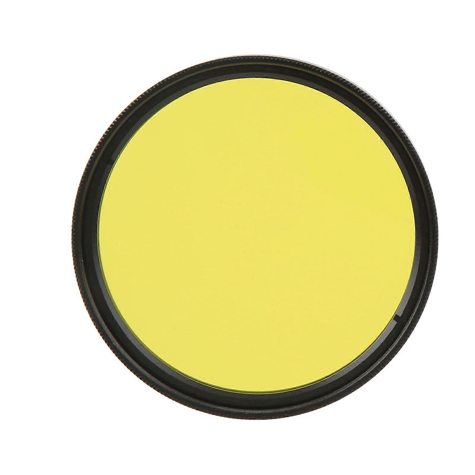 Filtr obiektywu 52 mm Filtr obiektywu aparatu ze szkła optycznego do aparatu Nikon do aparatów cyfrowych Fujifilm z serii Żółty